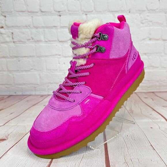 Ugg Highland Hi Heritage Raspberry Sorbet Boots Shoes Girls Size 6/Women’s Sz 7 - Picture 3 of 12